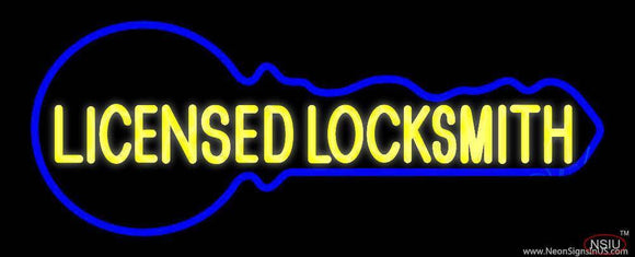 Licensed Locksmith Handmade Art Neon Sign