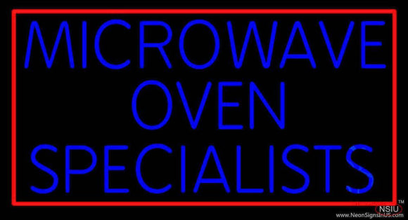 Microwave Ovan Specialist  Handmade Art Neon Sign