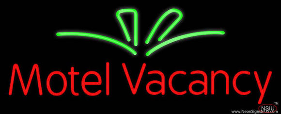 Funky Motel Vacancy Real Neon Glass Tube Neon Sign