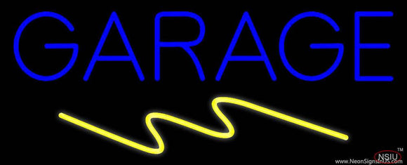 Blue Garage Real Neon Glass Tube Neon Sign