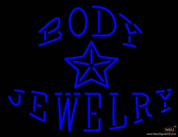 Body Jewelry Handmade Art Neon Sign