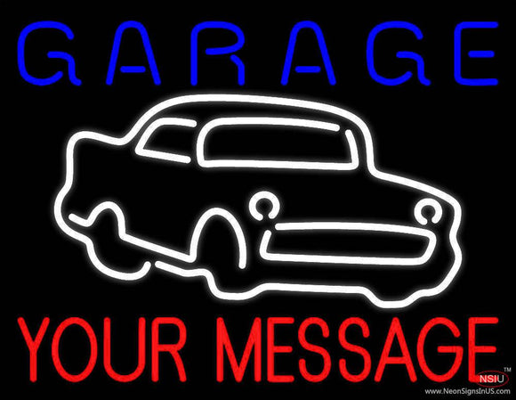 Custom Garage Car Logo  Real Neon Glass Tube Neon Sign