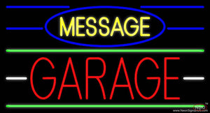 Custom Red Garage Real Neon Glass Tube Neon Sign