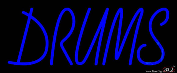 Drums Block  Real Neon Glass Tube Neon Sign