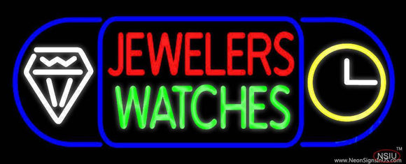 Red Jewelers Green Watches Handmade Art Neon Sign