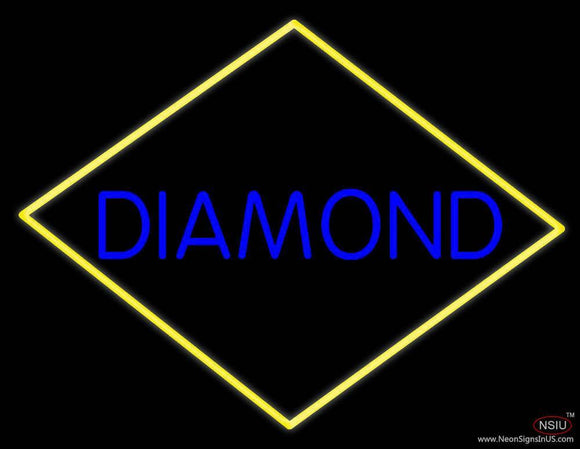 Diamond Block Handmade Art Neon Sign