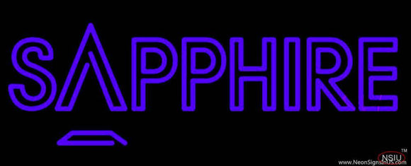 Sapphire Purple Handmade Art Neon Sign