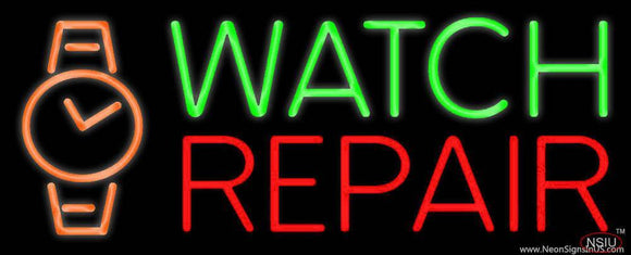 Watch Repair With Logo Handmade Art Neon Sign