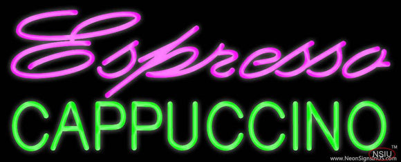 Pink Espresso Green Cappuccino Real Neon Glass Tube Neon Sign