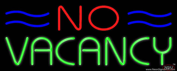 No Vacancy Real Neon Glass Tube Neon Sign