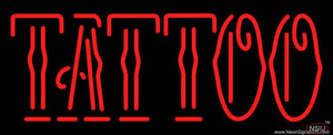 Red Tattoo Real Neon Glass Tube Neon Sign