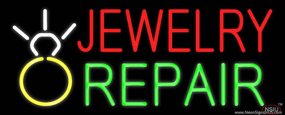 Jewelry Repair Logo Block Handmade Art Neon Sign