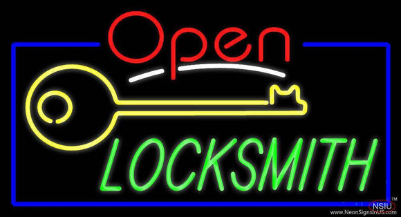 Locksmith Handmade Art Neon Sign