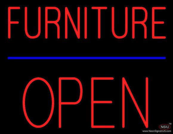 Furniture Block Open Real Neon Glass Tube Neon Sign