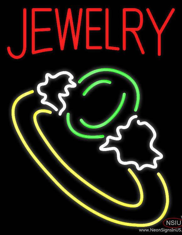 Jewelry Ring Logo Handmade Art Neon Sign