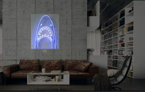 New Shark  Neon Art Sign Handmade Visual Artwork Wall Decor Light