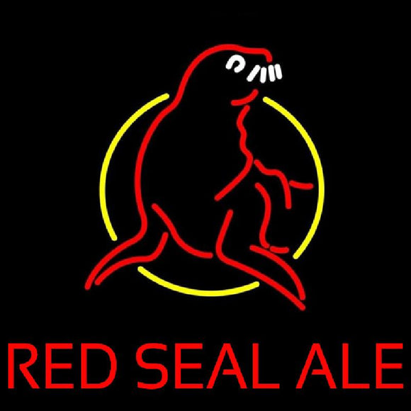 Red Seal Handmade Art Neon Sign