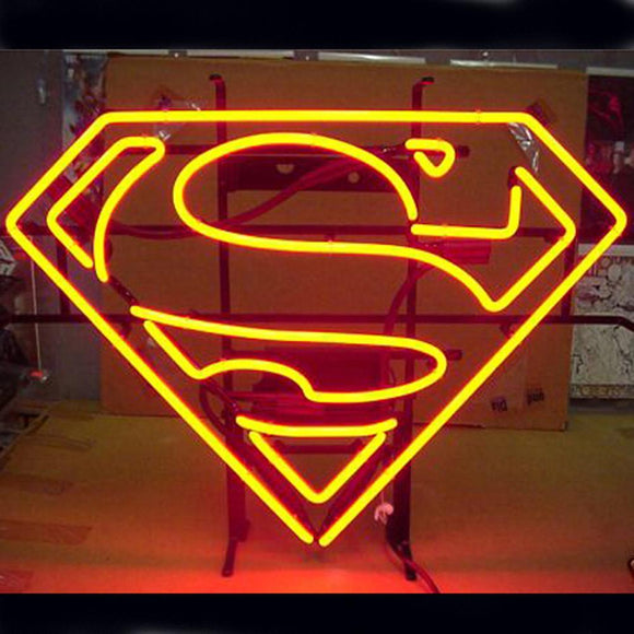 Professional  Superman Logo Shop Neon Sign