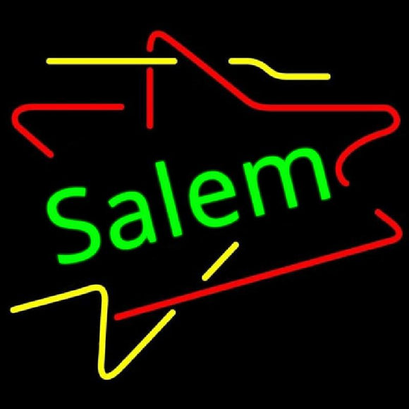 Salem Triangles Handmade Art Neon Sign