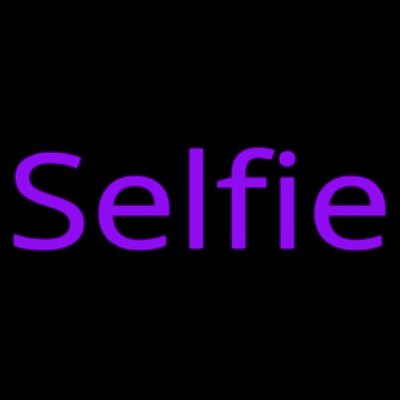 Selfie Handmade Art Neon Sign
