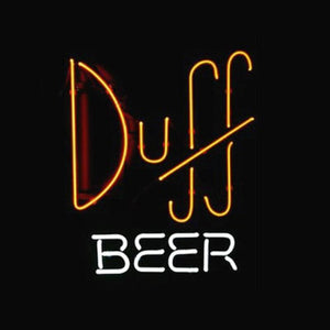 Simpsons Duff Handmade Art Neon Sign