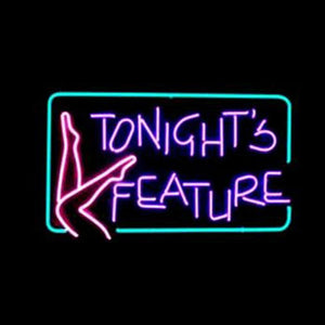 Professional  Tonights Feature Shop Open Neon Sign