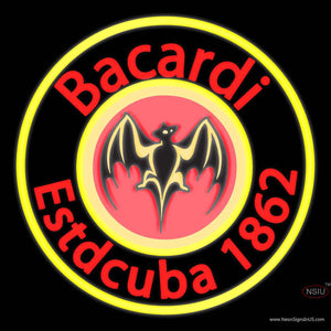 Bacardi Estdcuba  Neon Rum Sign