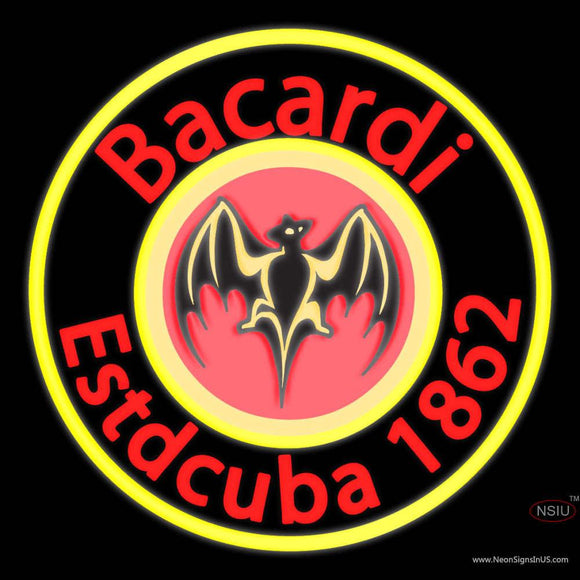Bacardi Estdcuba  Neon Rum Sign
