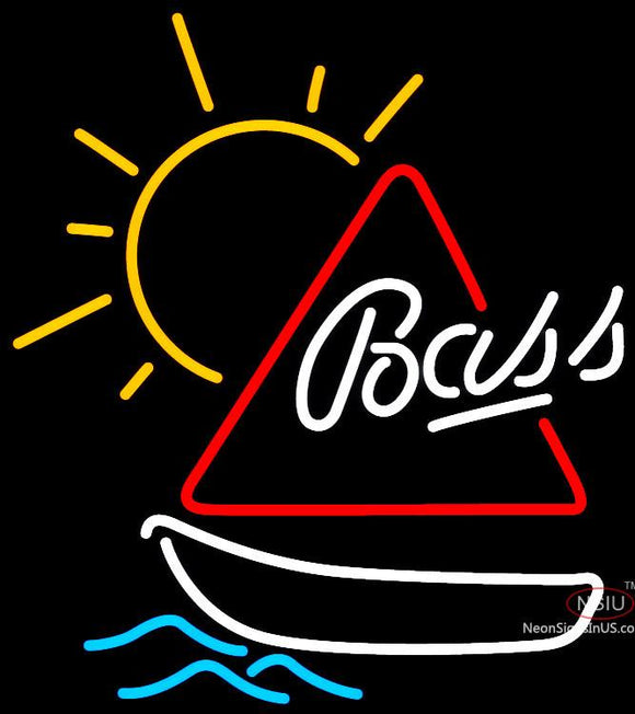 Bass Sailboat Neon Beer Sign