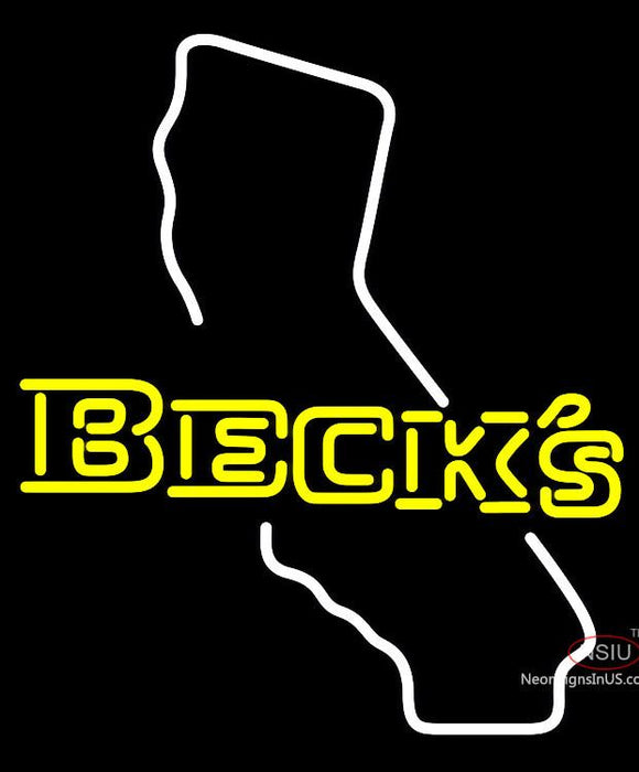 Becks California Neon Beer Sign