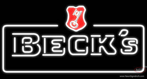 Becks Germany Neon Beer Sign