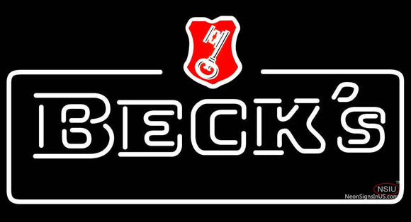 Becks Germany Neon Beer Sign