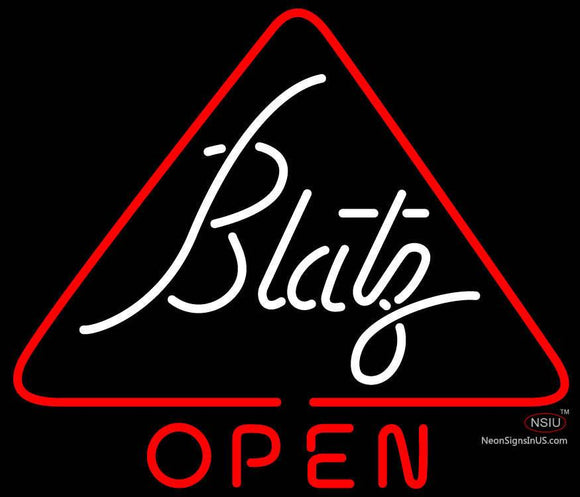 Blatz Open Neon Beer Sign