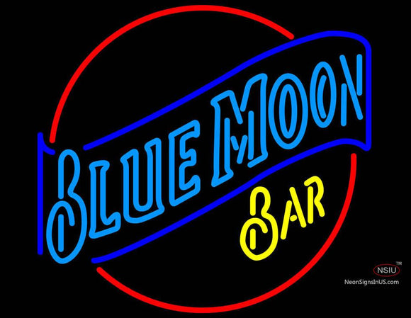 Blue Moon Bar Neon Beer Sign