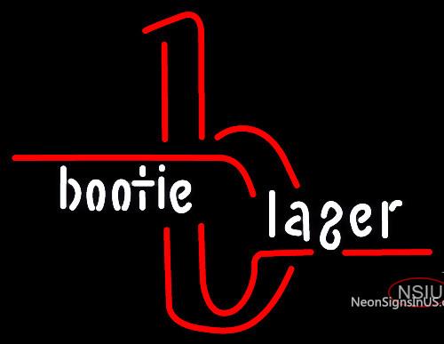 Bootie Lager Budweiser Clydesdale Neon Sign