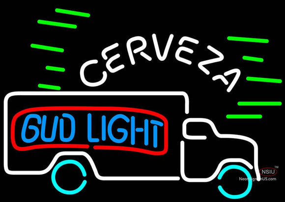 Bud Light Cerveza Truck Neon Beer Sign