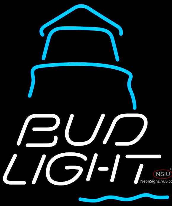 Bud Light Day Lighthouse Neon Sign