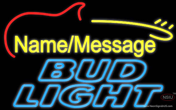 Bud Light Neon Electric GUITAR Neon Sign  