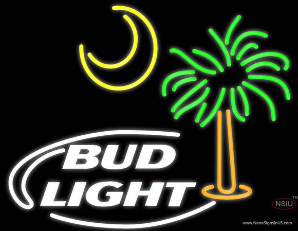 Bud Light Palm Tree With Sun Neon Sign