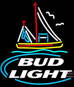 Bud Light Shrimp Boat Neon Beer Sign