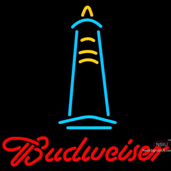 Budweiser Lighthouse Neon Sign x