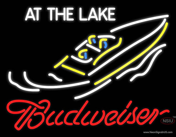 Budweiser At The Lake Neon Sign