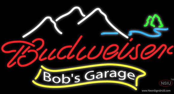 Budweiser Bobs Garage Neon Beer Signs