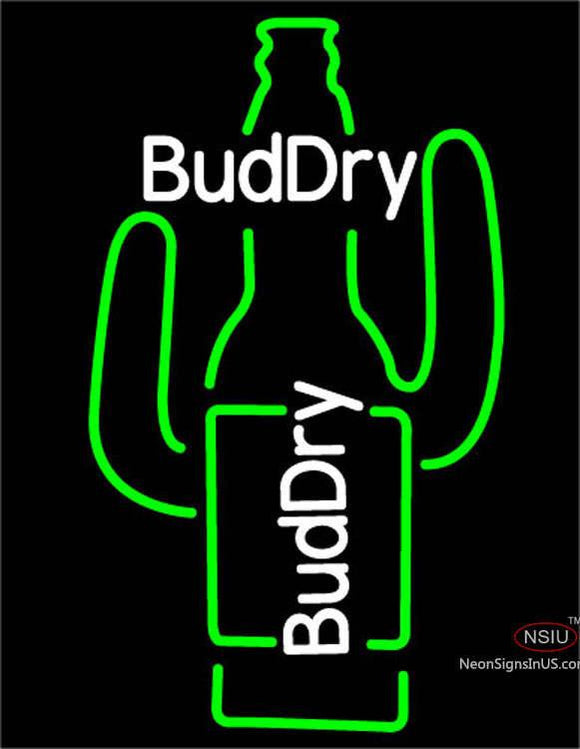 Bud Dry Cactus Neon Beer Sign
