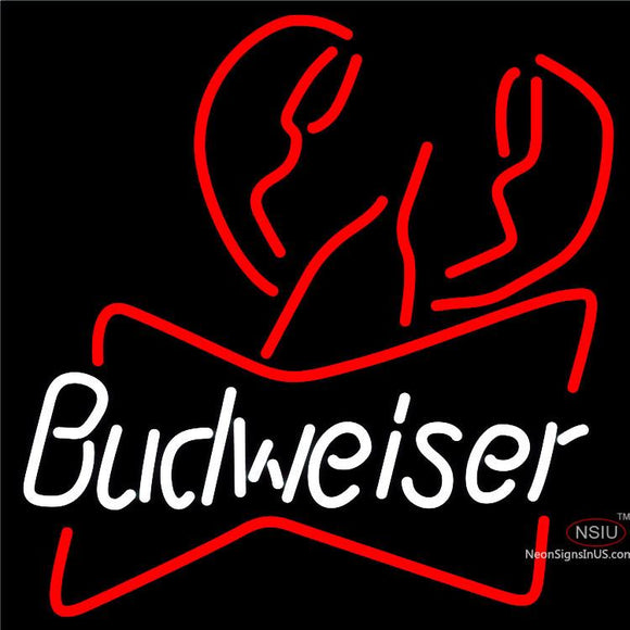 Budweiser Lobster Neon Beer Sign x