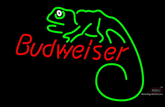 Budweiser Louie Lizard Neon Beer Sign