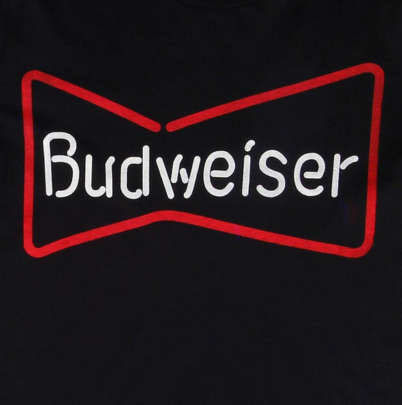 Budweiser Neon Sign Made In Usa T Shirt Logo