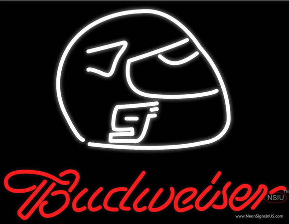 Custom Budweiser Neon Vintage Hascar Helmet