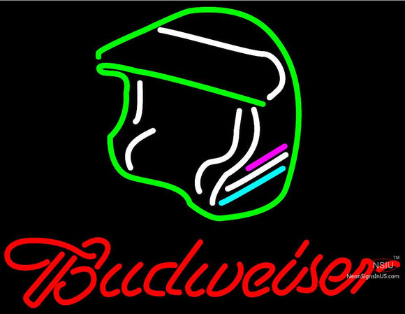 Budweiser Neon Vintage Hascar Helmet