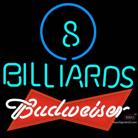 Budweiser Red Ball Billiards Pool Neon Sign  7